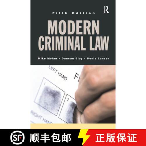 【3-4周达】精装 Modern Criminal Law: Fifth Edition [9781138381513]