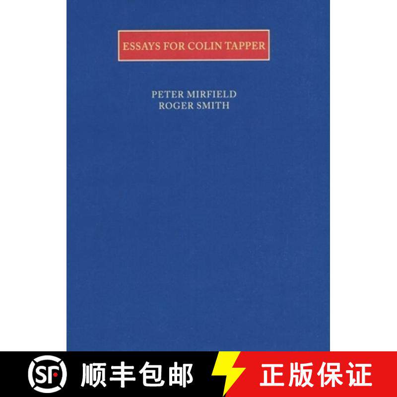【3-4周达】Essays for Colin Tapper [9780406964397]