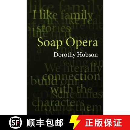 【3-4周达】Soap Opera [Wiley传媒] [9780745626550]