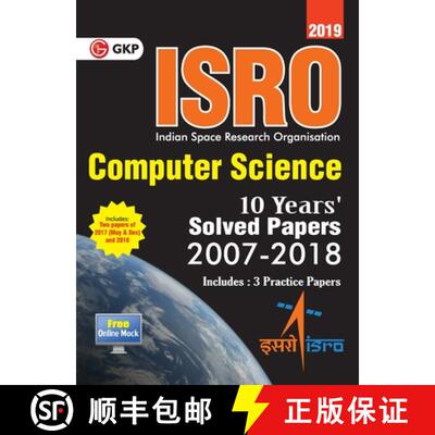 预订 ISRO Computer Science - Previous Years' Solved Papers (2008-2018) [9789388426084]