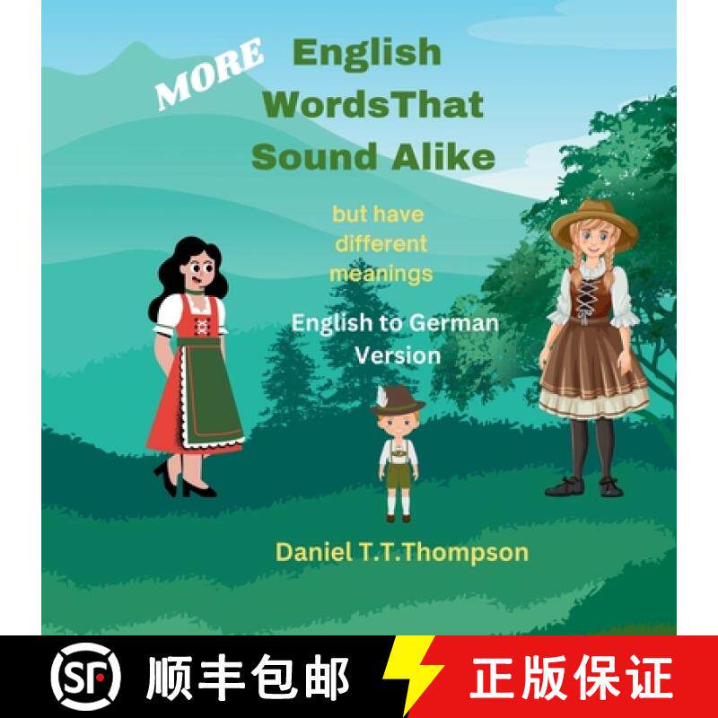 【3-4周达】More English Words That Sound Alike: but have different meanings German Version [9798899019555]