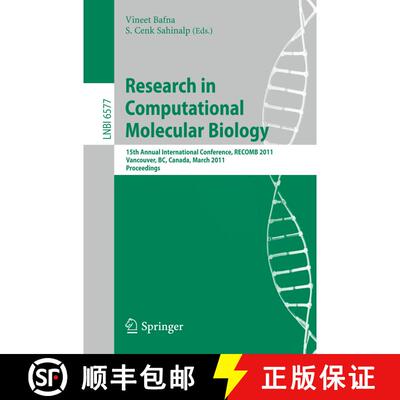 【3-4周达】Research in Computational Molecular Biology: 15th Annual International Conference, RECOMB ... [9783642200359]