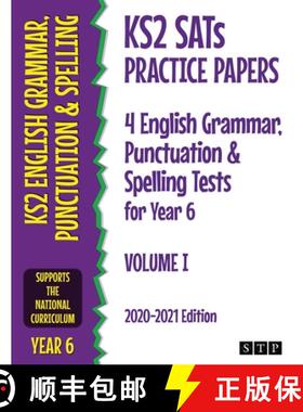预订 KS2 SATs Practice Papers 4 English Grammar, Punctuation and Spelling Tests for Year 6: Volume I ... [9781912956265]