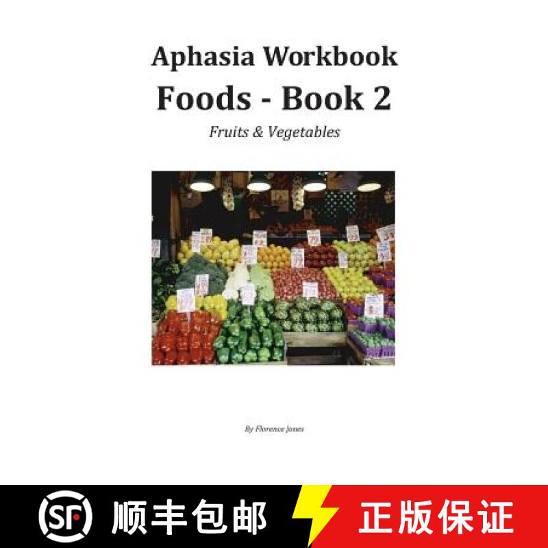 【3-4周达】Aphasia Wookbook Foods - Book 2: Fruits & Vegetables [9780967750699] - 实物图