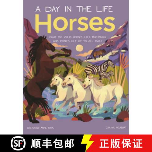 【3-4周达】Horses: What Do Wild Horses Like Mustangs and Ponies Get Up to All Day? [9798855149036]