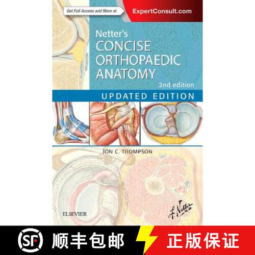 【3-4周达】Netter's Concise Orthopaedic Anatomy, Updated Edition [9780323429702]