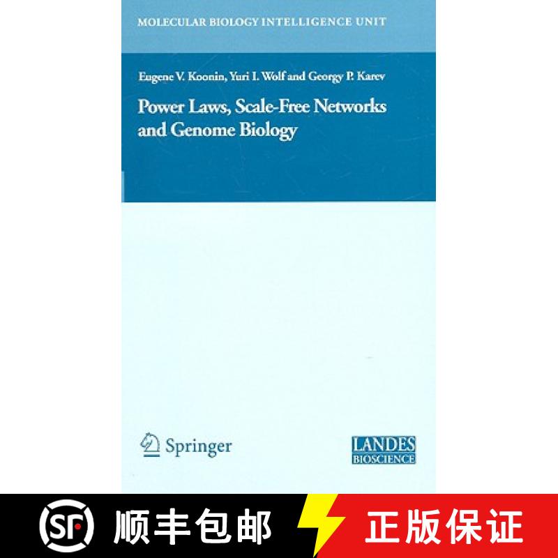 【3-4周达】Power Laws, Scale-Free Networks and Genome Biology [9780387258836]