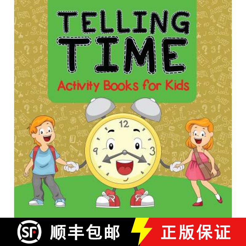 【3-4周达】Telling Time Activity Books for Kids [9781682127919]