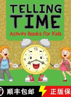 【3-4周达】Telling Time Activity Books for Kids [9781682127919]