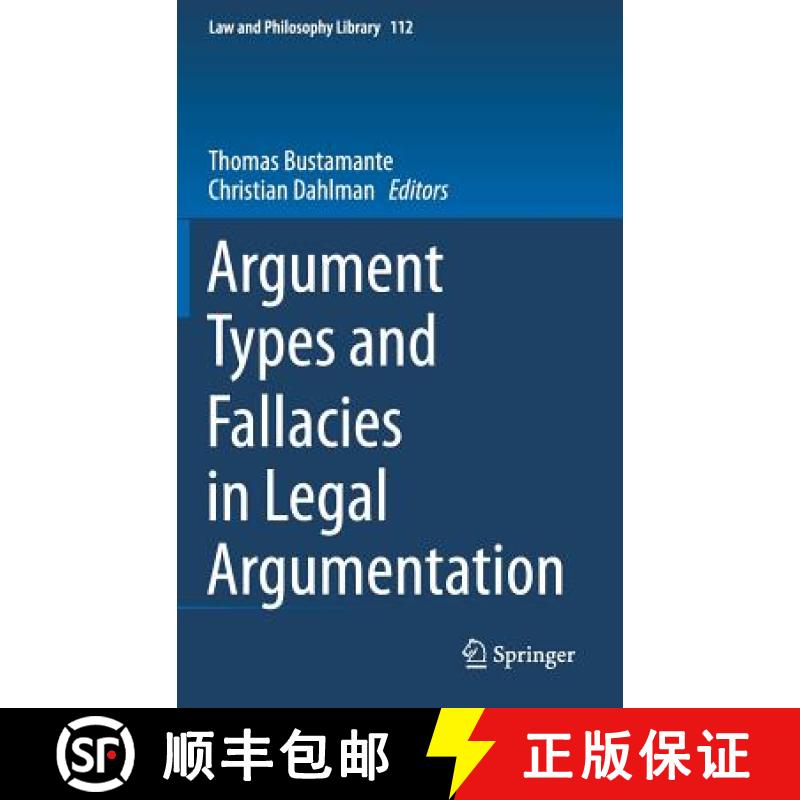 【3-4周达】Argument Types and Fallacies in Legal Argumentation [9783319161471]