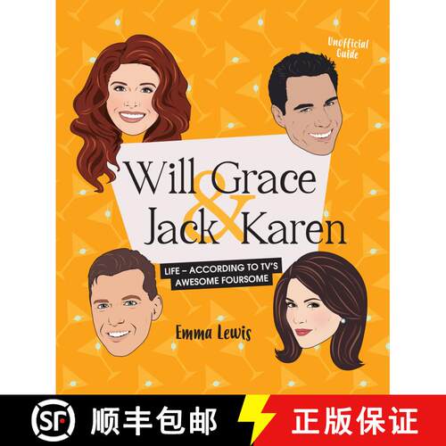【3-4周达】精装 Will & Grace & Jack & Karen: Life - according to TV's awesome foursome [9781925418798]