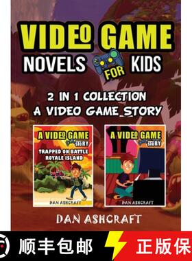 【3-4周达】Video Game Novels for kids - 2 In 1 Bundle!: A Video Game Story 1 & 2 Collection [9781953543134]