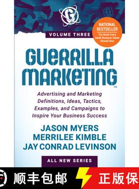 【3-4周达】Guerrilla Marketing Volume 3 : Advertising and Marketing Definitions, Ideas, Tactics, Exam... [9781631958274]