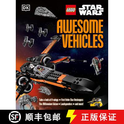 【3-4周达】精装 LEGO Star Wars Awesome Vehicles [9780744051865]