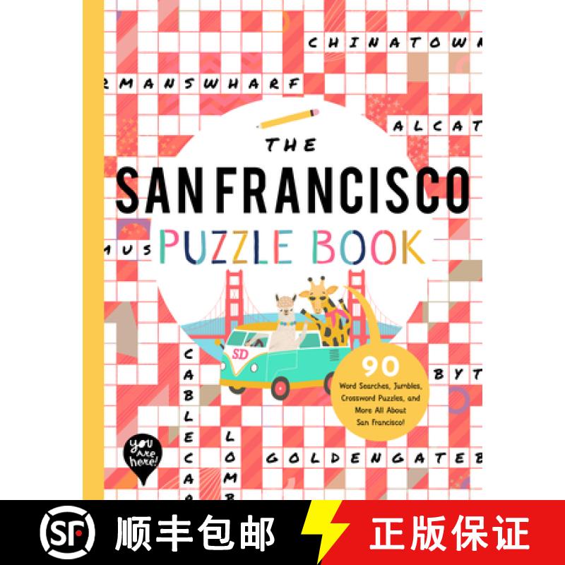 【2-3周达】The San Francisco Puzzle Book: 90 Word Searches, Jumbles, Crossword Puzzles, and More All ... [9781952239366]