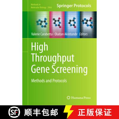 【3-4周达】High Throughput Gene Screening : Methods and Protocols [9781071641910]