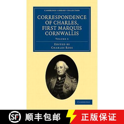 【3-4周达】Correspondence of Charles, First Marquis Cornwallis [9781108028240]