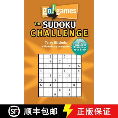 【3-4周达】Go!Games The Sudoku Challenge: 240 Entertain Your Brain Puzzles [9781936140596]