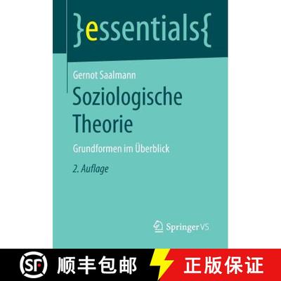 【3-4周达】Soziologische Theorie : Grundformen im Überblick [9783658127688]