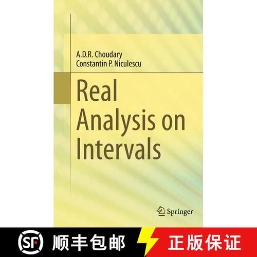 【3-4周达】Real Analysis on Intervals (Softcover reprint of the original 1st ed. 2014) [9788132235637]