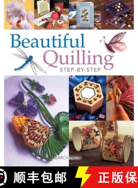 【3-4周达】Beautiful Quilling Step-By-Step [9781844485109]