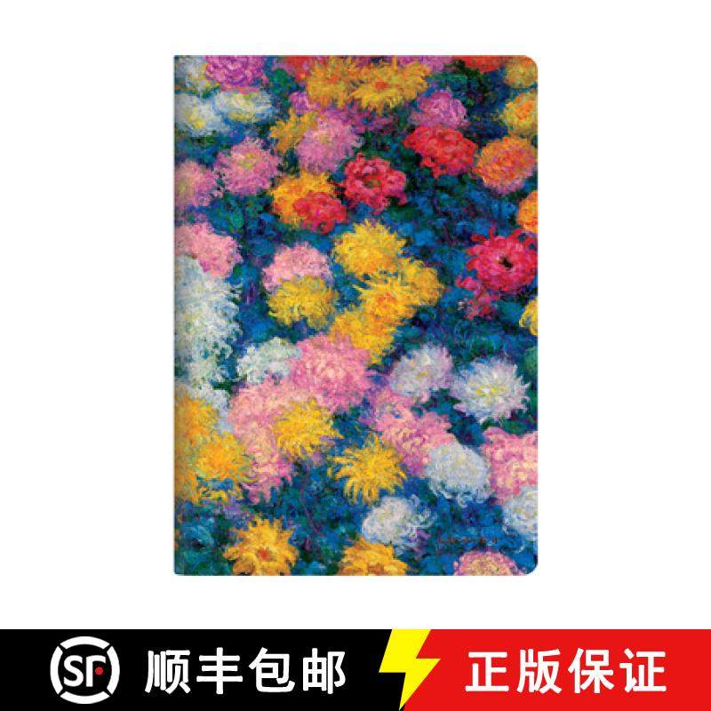 【3-4周达】Monet’s Chrysanthemums A4 Unlined Cahier [9781408762691]