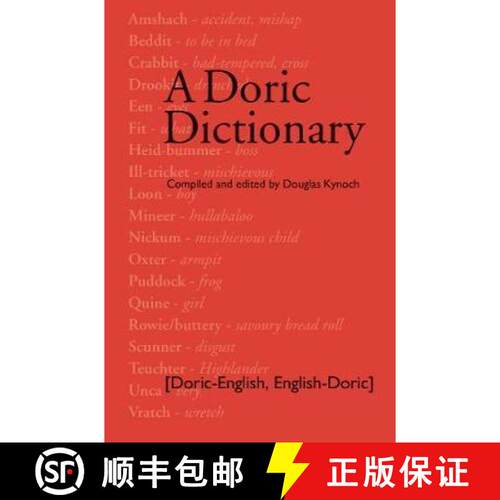 【3-4周达】Doric Dictionary [9781912147687]