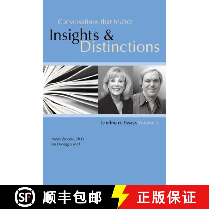 【2-3周达】Conversations that Matter: Insights & Distinctions-Landmark Essays Volume 1 [9780982160534]
