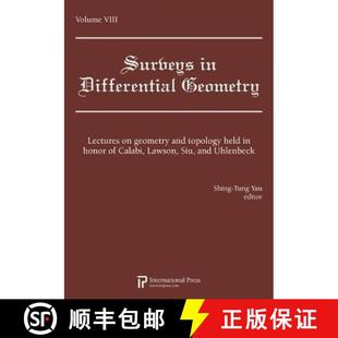 【3-4周达】Surveys in Differential Geometry, Vol. 8: Lectures on geometry and topology held in honor ... [9781571461797]