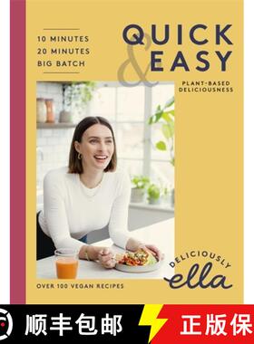 【3-4周达】Deliciously Ella Quick & Easy : Plant-based Deliciousness [9781473639249]