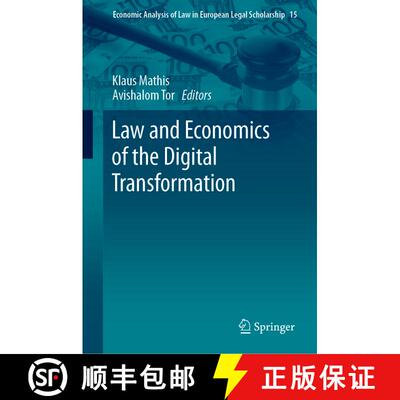 【3-4周达】精装 Law and Economics of the Digital Transformation [9783031250583]