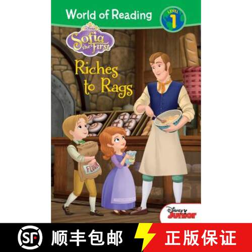 【3-4周达】精装 Sofia the First: Riches to Rags: Riches to Rags [9781532141966]