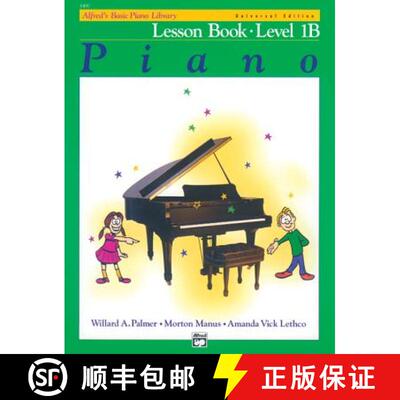 【3-4周达】Alfred's Basic Piano Library Lesson Book, Bk 1b: Book & CD [9780739006641]