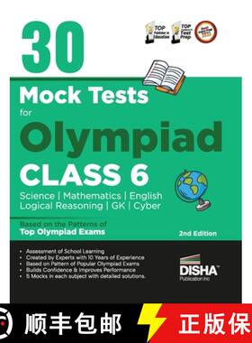 【3-4周达】30 Mock Test Series for Olympiads Class 6 Science, Mathematics, English, Logical Reasoning... [9789395985307]