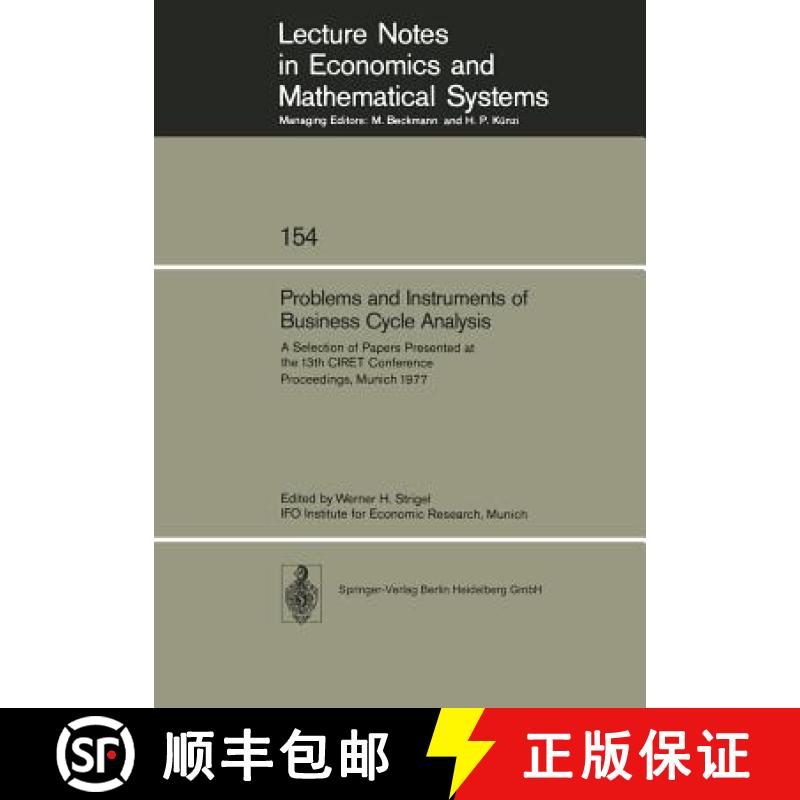 【3-4周达】Problems and Instruments of Business Cycle Analysis: A Selection of Papers Presented at th... [9783540086642]
