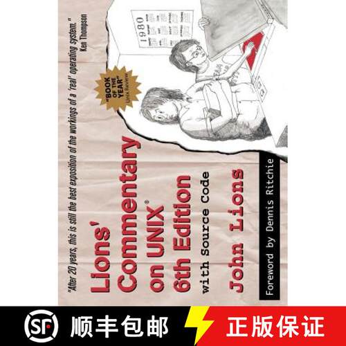 【3-4周达】Lion's Commentary on UNIX with Source Code [9781573980135]