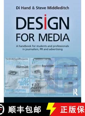 【3-4周达】Design for Media: A Handbook for Students and Professionals in Journalism, Pr, and Adverti... [9781405873666]