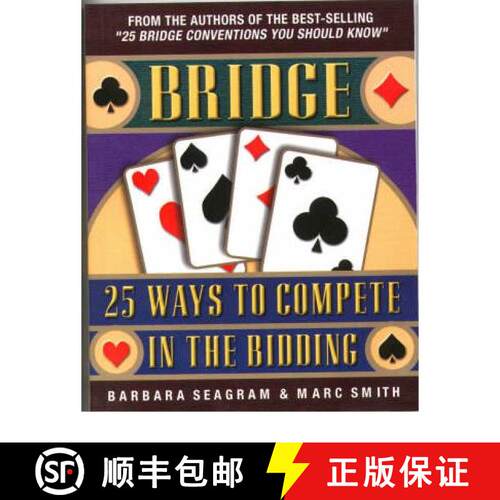 【3-4周达】Bridge: 25 Ways to Compete in the Bidding [9781894154222]