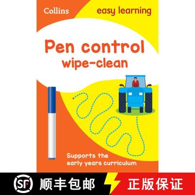 【3-4周达】Pen Control Age 3-5 Wipe Clean Activity Book: Prepare for Preschool with Easy Home Learning [9780008212902]