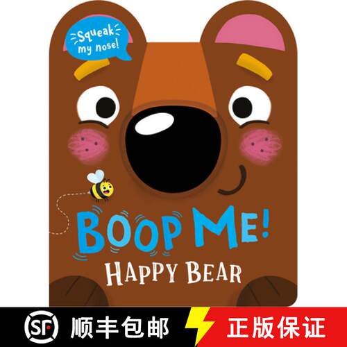 【3-4周达】精装 Boop My Nose Happy Bear [9781801058353]