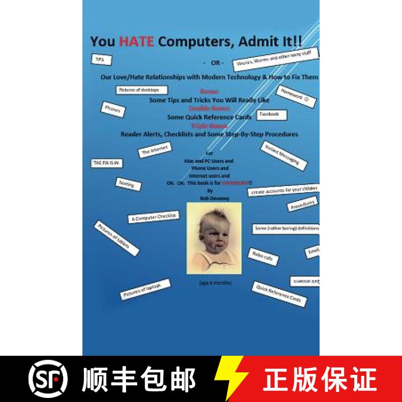 【3-4周达】You Hate Computers, Admit It [9781644243633]