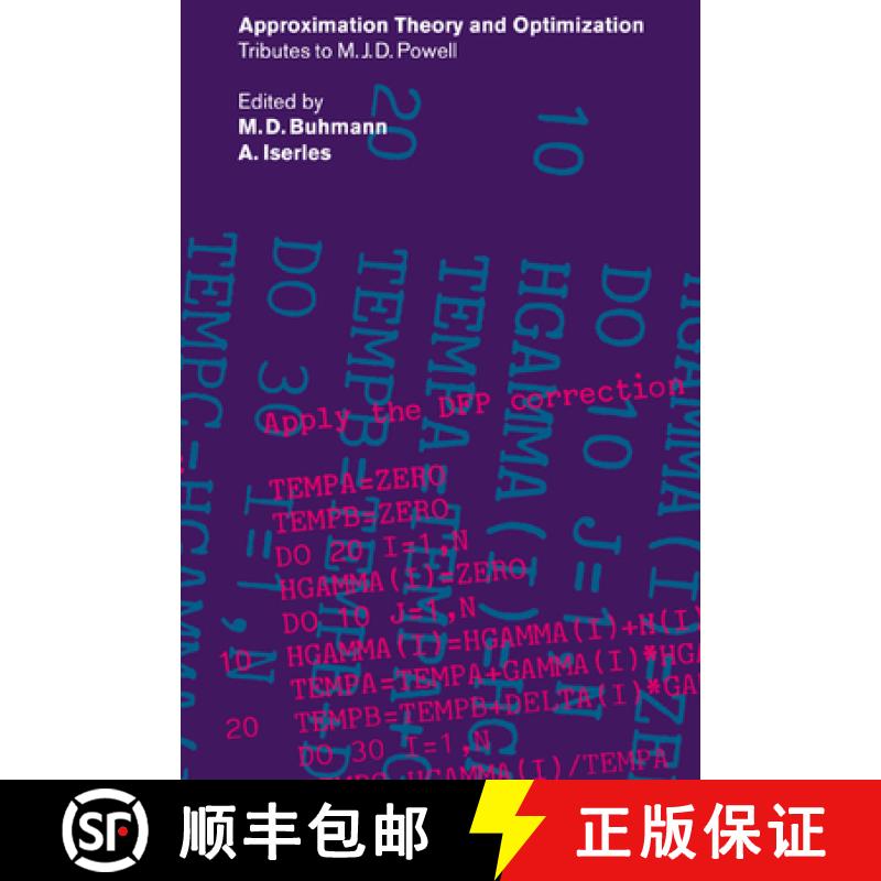 【3-4周达】Approximation Theory and Optimization: Tributes to M. J. D. Powell [9780521581905]