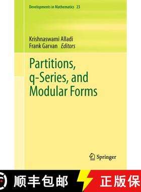 【3-4周达】Partitions, q-Series, and Modular Forms [9781493901869]