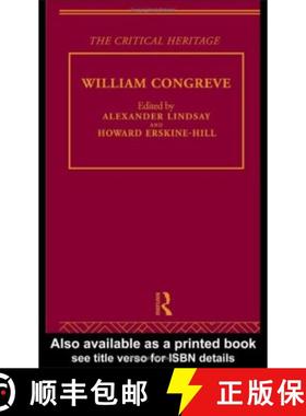 【3-4周达】William Congreve: The Critical Heritage [9780415134316]