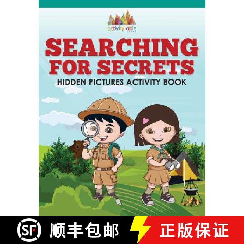 【3-4周达】Searching For Secrets: Hidden Pictures Activity Book [9781683234029]
