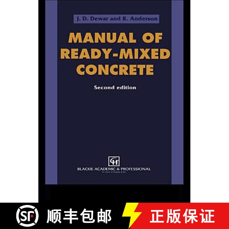 【3-4周达】MANUAL OF READY-MIXED CONCRETE, 2E [9780751400793]