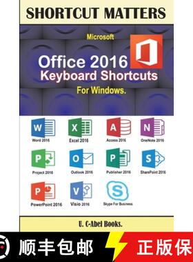 【3-4周达】Microsoft Office 2016 Keyboard Shortcuts For Windows [9789785457407]