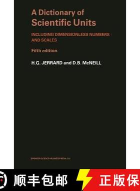 【3-4周达】A Dictionary of Scientific Units: Including Dimensionless Numbers and Scales [9780412281006]