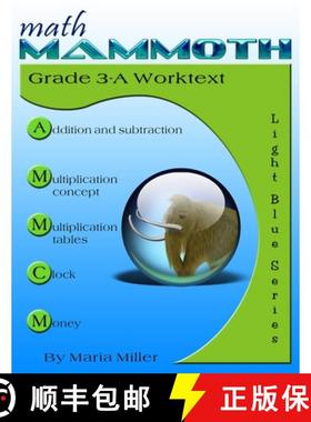 【3-4周达】Math Mammoth Grade 3-A Worktext [9781942715498]