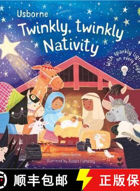【3-4周达】The Twinkly Twinkly Nativity Book [9781474995702]